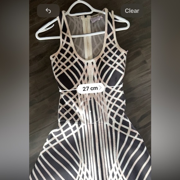 Herve Leger rare Eva anthracomb dress - Picture 7 of 16